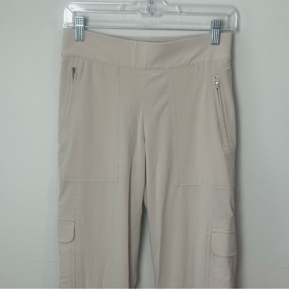 Athleta Chelsea Cargo Lined Pant Tan Tall - Picture 4 of 9